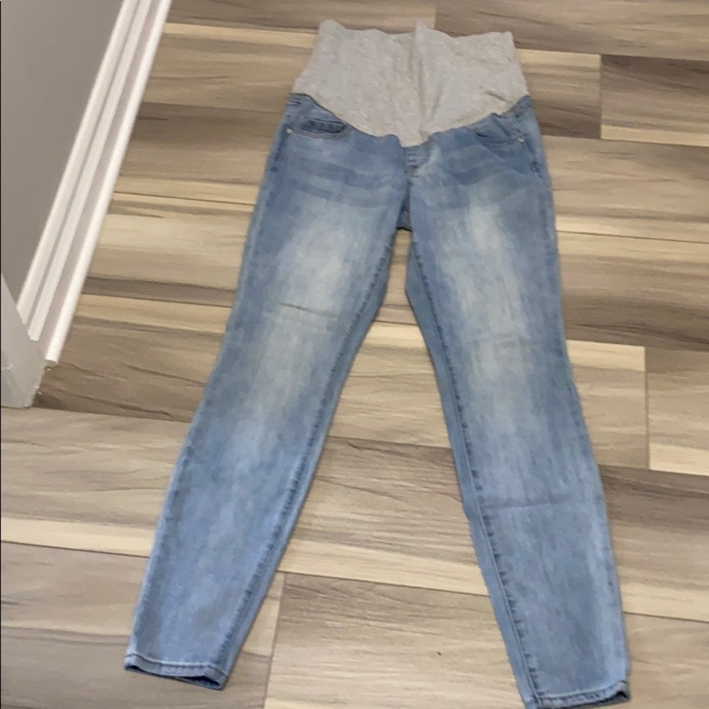 Two pairs of Thyme Maternity Jeans Small